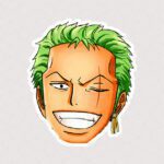 استیکر چهره رورونوا زورو