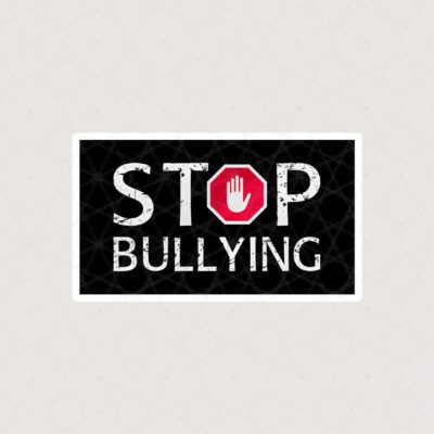 استیکر تکست STOP BULLYING