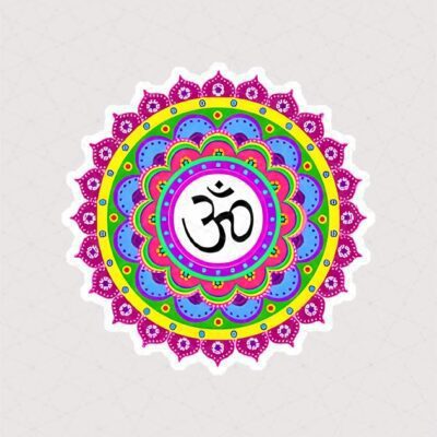 استیکر ماندالا اوم