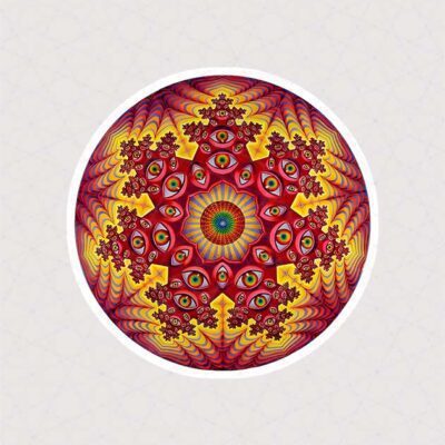 استیکر چشم های جهان بین طرح Vision Crystal Tondo