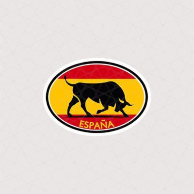 استیکر España طرح گاو