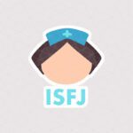 استیکر پرستار خانوم تیپ شخصیتی ISFJ
