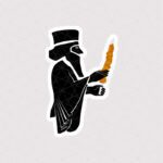 استیکر هخامنشی در حال جوجه زدن