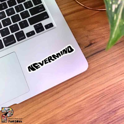 استیکر متن Nevermind