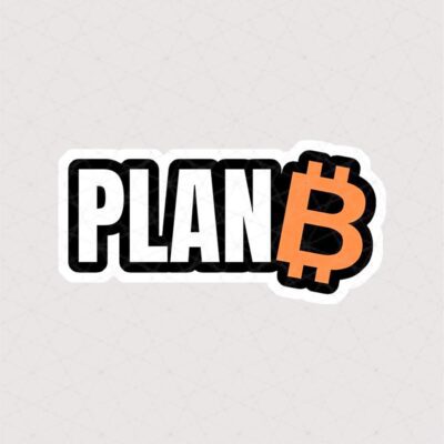 استیکر Bitcoin Plan B