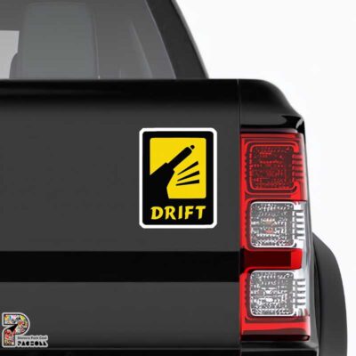 استیکر نماد Drift طرح مستطیل