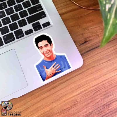 استیکر چهره Ross Geller به شکل گرافیکی از سریال Friends