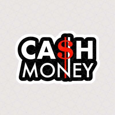 استیکر متن CASH MONEY