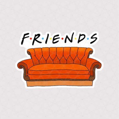 استیکر مبل نارنجی سریال Friends