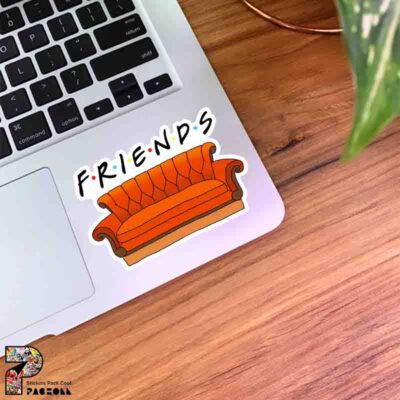 استیکر مبل نارنجی سریال Friends