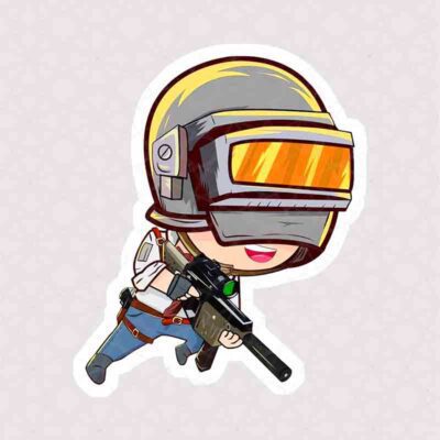 استیکر کاراکتر بازی PUBG