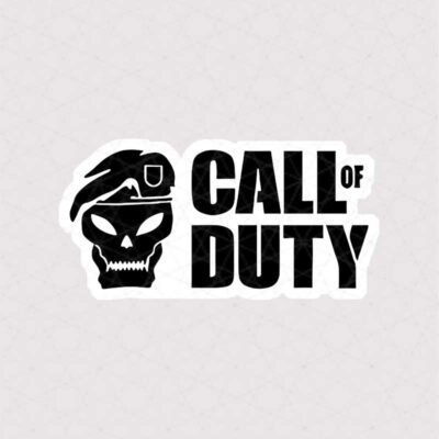 استیکر لوگو Call of Duty طرح اسکلت