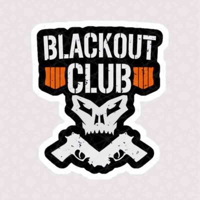 استیکر BlackOut Club از بازی call of duty