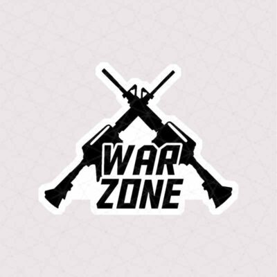 استیکر War Zone طرح M4