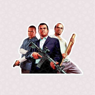 استیکر 3 شخصیت اصلی GTA V