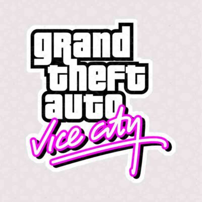 استیکر لوگو بازی Grand Theft Auto: Vice City