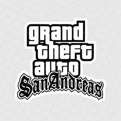 استیکر لوگو Grand Theft Auto: San Andreas