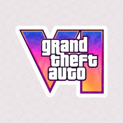 استیکر لوگو Grand Theft Auto VI