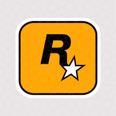 استیکر لوگو Rockstar Games سازنده بازی های GTA