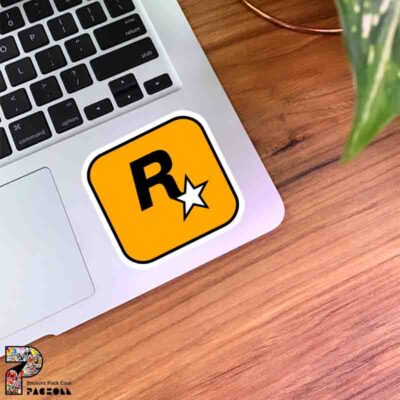 استیکر لوگو Rockstar Games سازنده بازی های GTA