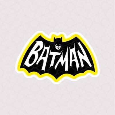 استیکر متن Batman طرح خفاش