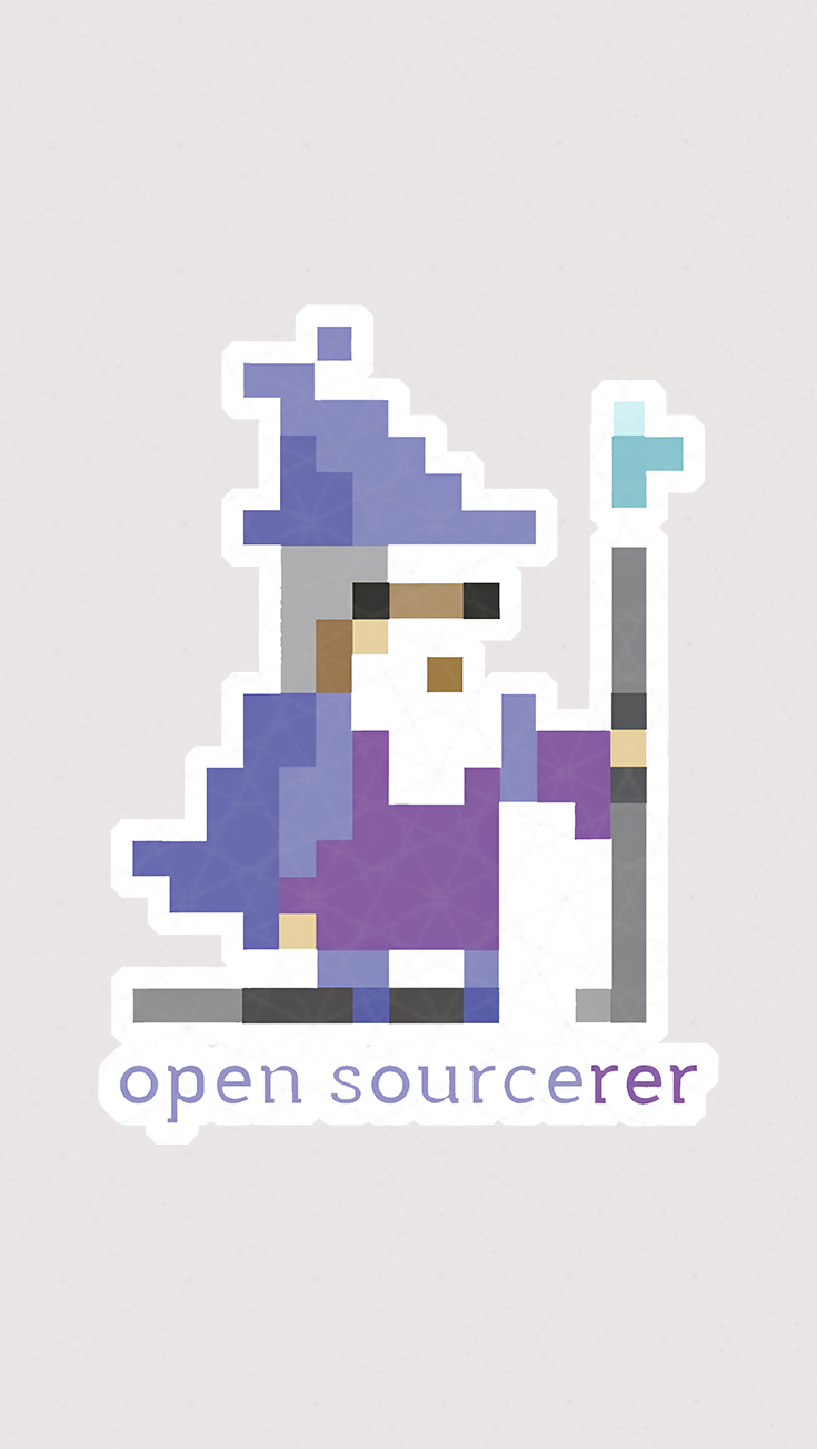 استیکر open sourcerer