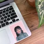 استیکر صورت گلیچ