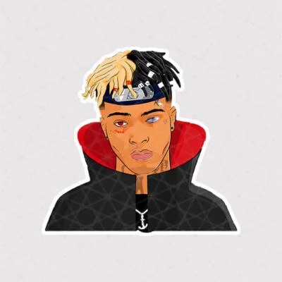 استیکر کارتونی XXXTentacion