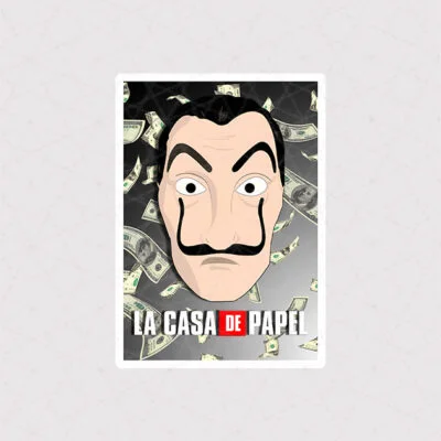 استیکر ماسک Money Heist