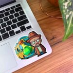 استیکر اتوبوس والتر وایت طرح کارتونی