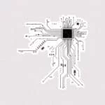 استیکر مدار CPU