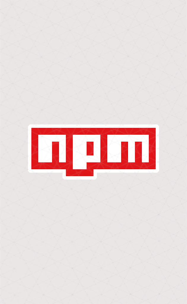 استیکر لوگو npm