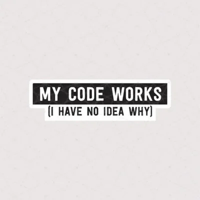 استیکر MY CODE WORKS
