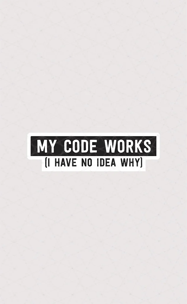 استیکر MY CODE WORKS
