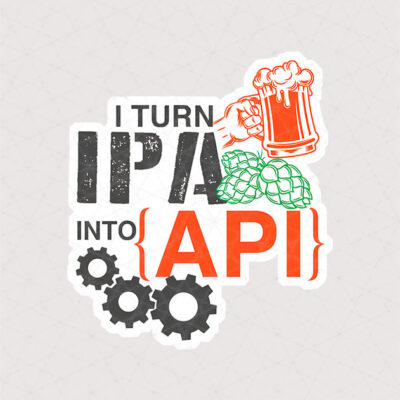 استیکر I turn IPA into API