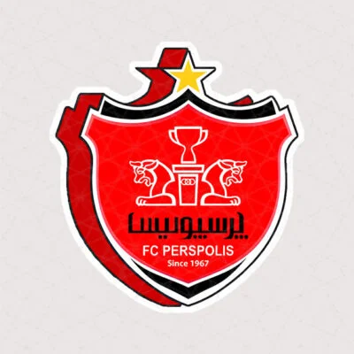 استیکر پرسپولیس طرح 3 بعدی