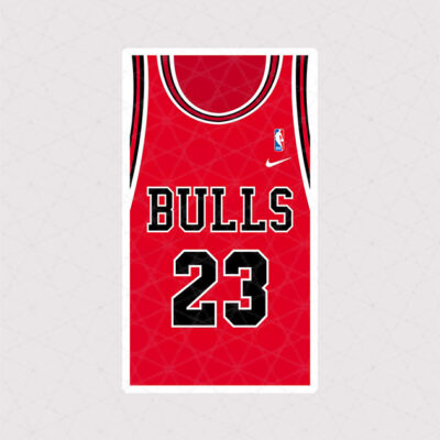 استیکر لباس بسکتبال طرح Chicago Bulls