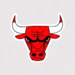 استیکر لوگو Chicago Bulls بدون متن