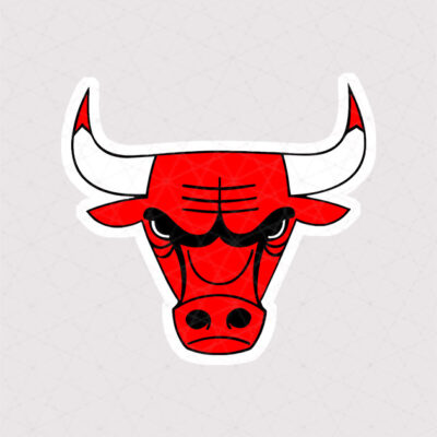 استیکر لوگو Chicago Bulls بدون متن
