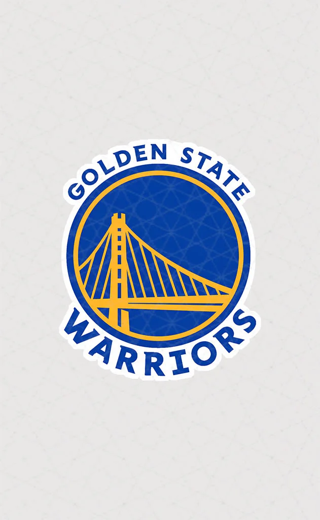 استیکر لوگو گلدن استیت واریور همراه با متن Golden State Warrior