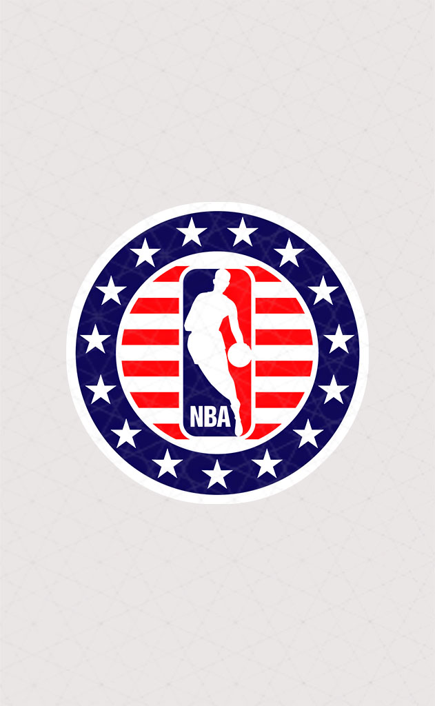 استیکر NBA طرح دایره ای