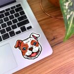 استیکر بولداگ طرح کارتونی