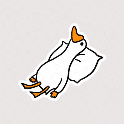 استیکر اردک خوابالو