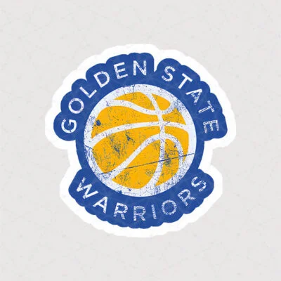 استیکر Golden State Warrior طرح توپ بسکتبال