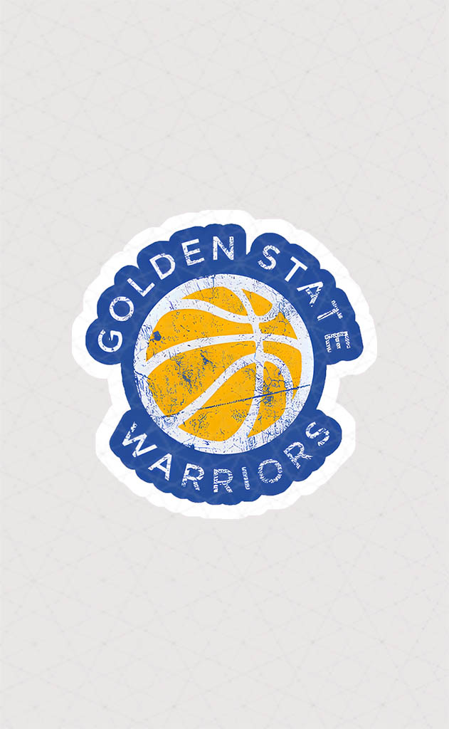 استیکر Golden State Warrior طرح توپ بسکتبال