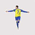 استیکر رونالدو از پشت سر