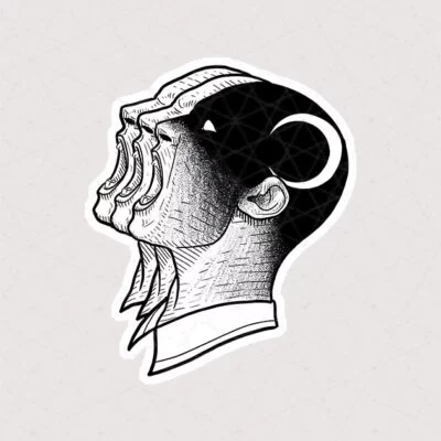 استیکر فریاد طرح ماه