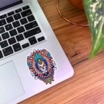 استیکر سرخ پوستی به شکل اسکلت