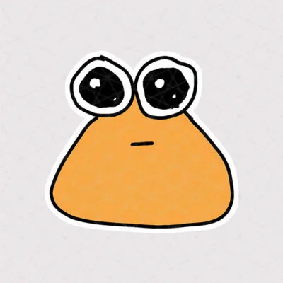 استیکر بازی poo