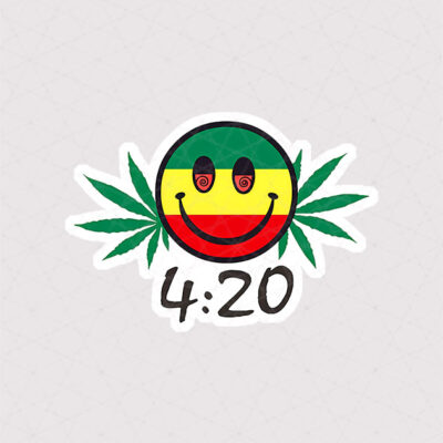 استیکر 420 طرح جامائیکا